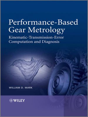 cover image of Performance-Based Gear Metrology
